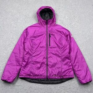 Eddie Bauer Jacket Womens M Pink Pertex Quantum First Ascent Reversible Puffer